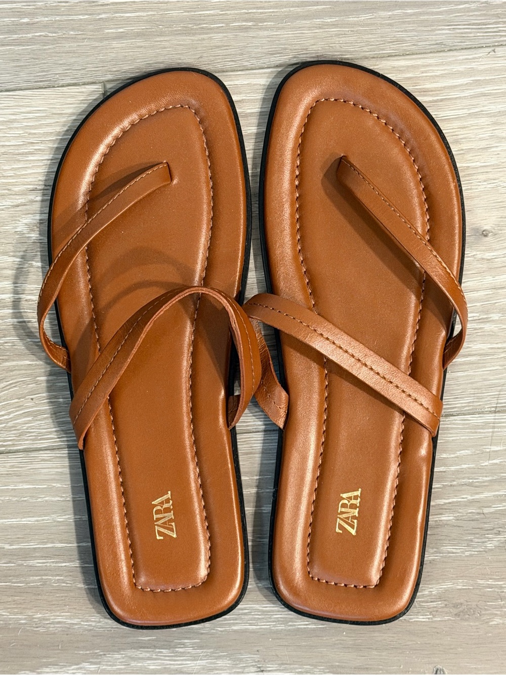 ZARA tan sandals (NWOT)